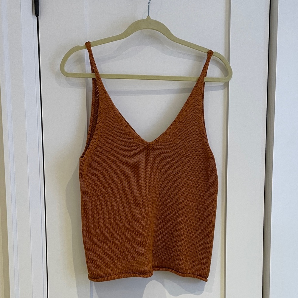 H&M Knit V-Neck Tank Top - Women